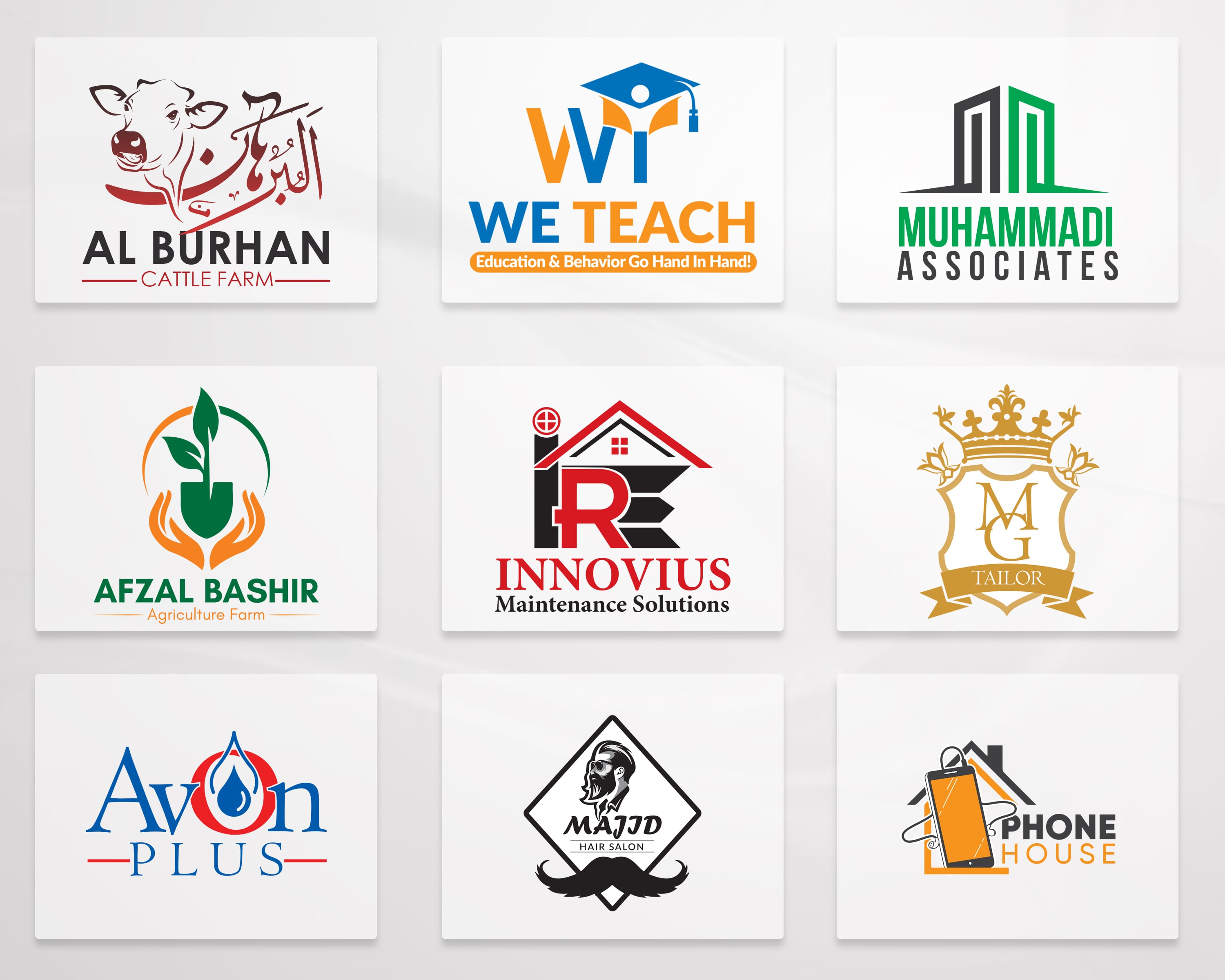 Modern logo design Bangkok creative branding example 2026