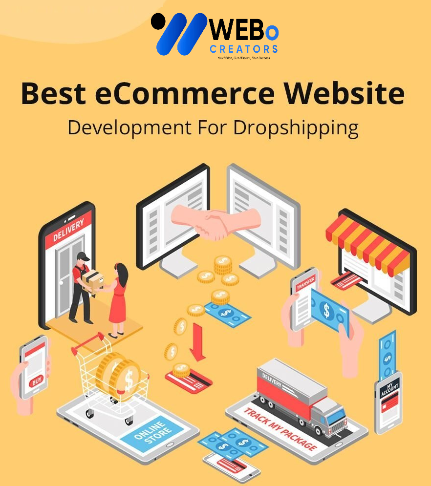 Modern Shopify dropshipping store design for online selling in Bangkok 2026
