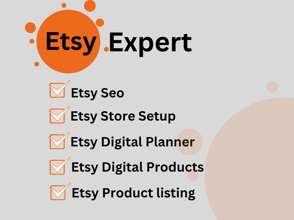 Etsy Shop Setup Service | Branding, SEO, Banner Design, Product Listings in Bangkok