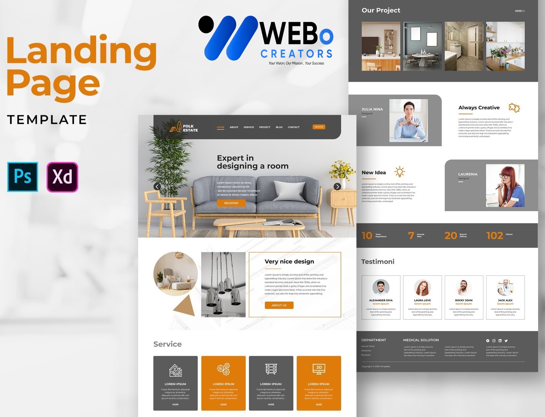 Creative Landing Page Designs, Themes, Graphic Elements for Bangkok Businesses 2026