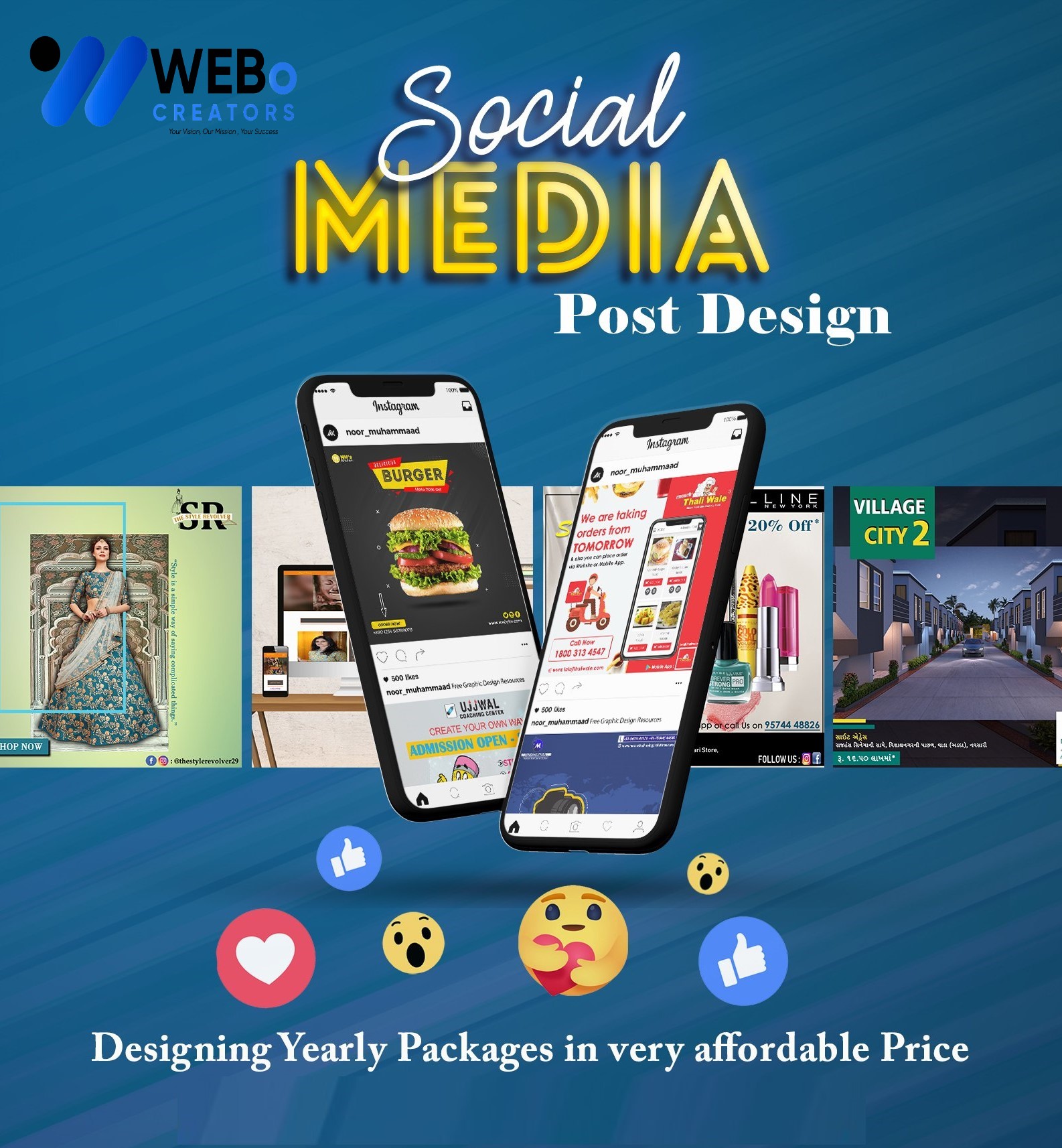 Social Media Post Design Services in Bangkok for Businesses and Brands